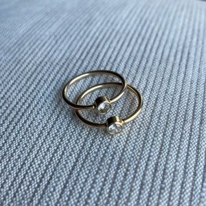 Miranda Frye LIKE NEW Aubrey Stacking Rings size 7